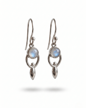Orecchini Goddess Giunquilla in argento 925 con labradorite bianca, archetipo della dea Orecchini pendenti Giunquilla con diaspro rosso in argento 925, creatività e connessione con la terra Orecchini Goddess Giunquilla argento 925 e pietra di luna arcobaleno, corpo sacro e femminile divino Orecchini Giunquilla con forma della dea in argento, labradorite bianca e mestruazione consapevole Orecchini Goddess Giunquilla in argento 925 con diaspro, per onorare la sacralità del corpo femminile